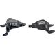 Microshift Manetki MICROSHIFT MEZZO, Para, 8.rzędowe(3x8), Kompatybilne z Shimano, Thumb Tap, Optyczny Wskaźnik Przełożeń (NEW)