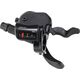 Microshift Manetka MICROSHIFT, Prawa, 7.rzędowa, Kompatybilne z Shimano, Xpress Shifter, Optyczny Wskaźnik Przełożeń, Czarna (NEW)
