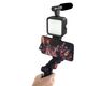 Podstawka Platinet PLATINET VLOG 4 IN 1 SET ZESTAW DO PROWADZENIA VLOGÓW 4 W 1 MICROPHONE LIGHT PHONE HOLDER ON A TRIPOD + 3 5 JACK TO USB C ADAPTER [45596]