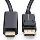 Adapter AV MicroConnect DisplayPort - HDMI czarny (MC-DP-HDMI-200)
