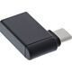 Adapter USB InLine USB-C - USB Czarny  (35805W)