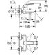 Bateria wannowa Grohe Eurosmart ścienne chrom (33300003)