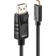 Kabel USB Lindy USB-C - DisplayPort 10 m Czarny (43307)