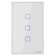 Sonoff T2US3C - 3-gang Wi-Fi Smart Wall Switch US - White