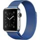 Hurtel Magnetic Strap pasek do Watch 6 / 5 / 4 / 3 / 2 / SE (44mm / 42mm) magnetyczna opaska bransoleta bransoletka niebieski
