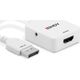 Adapter AV Lindy DisplayPort - HDMI biały (38303)