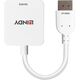 Adapter AV Lindy DisplayPort - HDMI biały (38303)