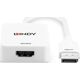 Adapter AV Lindy DisplayPort - HDMI biały (38303)