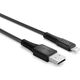 Kabel USB Lindy USB-A - Lightning 0.5 m Czarny (31290)