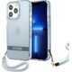 Guess Guess GUHCP13LHTSGSB iPhone 13 Pro / 13 6,1" niebieski/blue hardcase Translucent Stap