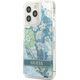 Guess Guess GUHCP13LLFLSN iPhone 13 Pro / 13 6,1" zielony/green hardcase Flower Liquid Glitter