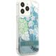 Guess Guess GUHCP13LLFLSN iPhone 13 Pro / 13 6,1" zielony/green hardcase Flower Liquid Glitter