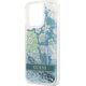 Guess Guess GUHCP13LLFLSN iPhone 13 Pro / 13 6,1" zielony/green hardcase Flower Liquid Glitter