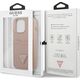 Guess Guess GUHCP13LPSATPP iPhone 13 Pro / 13 6,1" różowy/pink hardcase SaffianoTriangle Logo Cardslot