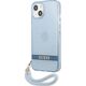 Guess Guess GUHCP13SHTSGSB iPhone 13 mini 5,4" niebieski/blue hardcase Translucent Stap
