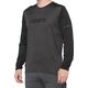 100% Koszulka męska 100% RIDECAMP Long Sleeve Jersey długi rękaw Black Charcoal roz. L