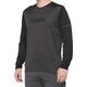 100% Koszulka męska 100% RIDECAMP Long Sleeve Jersey długi rękaw Black Charcoal roz. XL