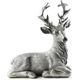 Lumarko Figura H18x15x7cm Srebrny