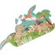 Scratch Scratch - puzzle dwustronne - dinozaury i szkielety