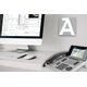 Telefon Agfeo AGFEO Systemtelefon ST56 IP SENSORfon silber