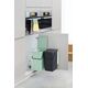 Kosz na śmieci Brabantia Kosz szafkowy Sort&Go 2x16l Jade Green/ Grey 214462