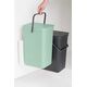 Kosz na śmieci Brabantia Kosz szafkowy Sort&Go 2x16l Jade Green/ Grey 214462
