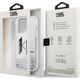 Karl Lagerfeld Etui Karl Lagerfeld Liquid Glitter Big KL HardCase do iPhone 14 Pro Max srebrne