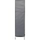 Saska Garden GARDEROBA SZAFA TEKSTYLNA 127X45X172 CM CIEMNOSZARA