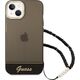 Guess Etui Guess GUHCP14SHGCOHK Apple iPhone 14 czarny/black hardcase Translucent Pearl Strap