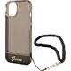Guess Etui Guess GUHCP14SHGCOHK Apple iPhone 14 czarny/black hardcase Translucent Pearl Strap