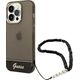 Guess Etui Guess GUHCP14XHGCOHK Apple iPhone 14 Pro Max czarny/black hardcase Translucent Pearl Strap