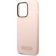 Guess Etui Guess GUHMP14XSBPLP Apple iPhone 14 Pro Max różowy/pink hard case Silicone Logo Plate MagSafe