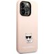 Karl Lagerfeld Etui Karl Lagerfeld KLHCP14XSLCTPI Apple iPhone 14 Pro Max hardcase jasnoróżowy/light pink Silicone Choupette Body