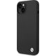 BMW Etui BMW BMHCP14MSILBK iPhone 14 Plus 6,7" czarny/black Silicone Metal Logo