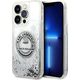 Karl Lagerfeld Etui Karl Lagerfeld KLHCP14LLCRSGRS Apple iPhone 14 Pro srebrny/silver hardcase Liquid Glitter RSG