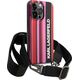 Karl Lagerfeld Etui Karl Lagerfeld KLHCP14LSTSTP Apple iPhone 14 Pro hardcase różowy/pink Color Stripes Strap