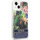 Guess Etui Guess GUHCP14MLFLSB Apple iPhone 14 Plus niebieski/blue hardcase Flower Liquid Glitter