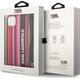 Karl Lagerfeld Etui Karl Lagerfeld KLHCP14SSTSTP Apple iPhone 14 hardcase różowy/pink Color Stripes Strap