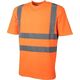 Ardon REF 101/102 - KOSZULKA Z PASAMI ODBLASKOWYMI - 55% bawełna, 45% poliester 150 g/m - Żółty H8901 XL