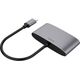 Adapter USB Deltaco Adapter DELTACO USB-C to HDMI and USB-A