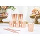 PartyDeco Kubeczki papierowe różowe złoto 220 ml one size