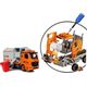 LeanToys Zestaw DIY Śmieciarka Sorter Segregowanie Odpadów Gra Śrubokręt Dźwięk Efekty Świetlne