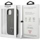 Guess Etui Guess do iPhone 14 Plus 6,7" srebrny/silver hardcase SaffianoTriangle Logo