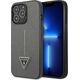 Guess Etui Guess do iPhone 14 Pro 6,1" srebrny/silver hardcase SaffianoTriangle Logo