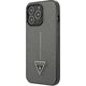 Guess Etui Guess do iPhone 14 Pro 6,1" srebrny/silver hardcase SaffianoTriangle Logo