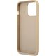 Guess Etui Guess do iPhone 14 Pro 6,1" beżowy/beige hardcase SaffianoTriangle Logo
