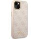 Guess Etui Guess do iPhone 14 Plus 6,7" różowy/pink hard case 4G Vintage Gold Logo