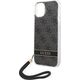 Guess Etui Guess do iPhone 14 Plus 6,7" czarny/black hardcase 4G Print Strap