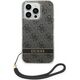 Guess Etui Guess do iPhone 14 Pro Max 6,7" czarny/black hardcase 4G Print Strap