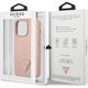 Guess Etui Guess do iPhone 14 Pro 6,1" różowy/pink hardcase SaffianoTriangle Logo